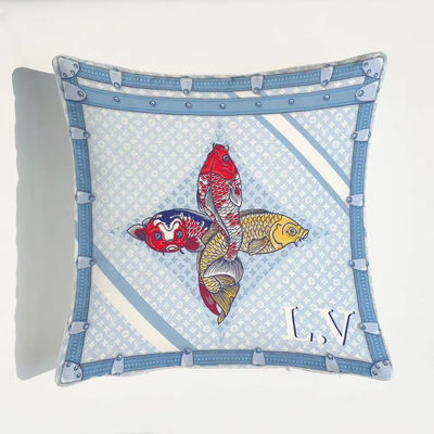 de 43*43cm Gedrukte Polyester van het het Hoofdkussengeval 100% van de Kussendekking Geometrische
