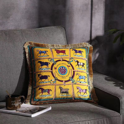 de 43*43cm Gedrukte Polyester van het het Hoofdkussengeval 100% van de Kussendekking Geometrische