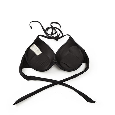 Hoge van de het Zwempak Rugloze Sexy Borst van de Elasticiteitspolyester het Stootkussenbikini