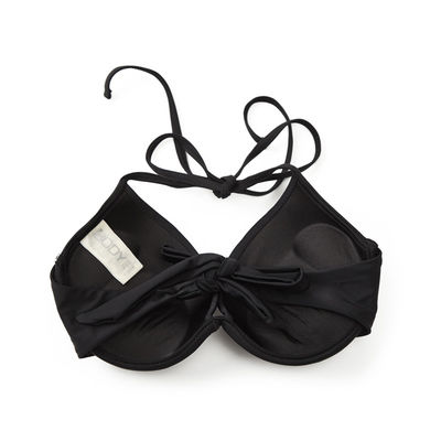Hoge van de het Zwempak Rugloze Sexy Borst van de Elasticiteitspolyester het Stootkussenbikini