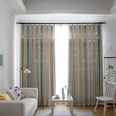 Van de het Gordijnstof van de hotel100% Polyester Textiel van het de Luxehuis de Duidelijke