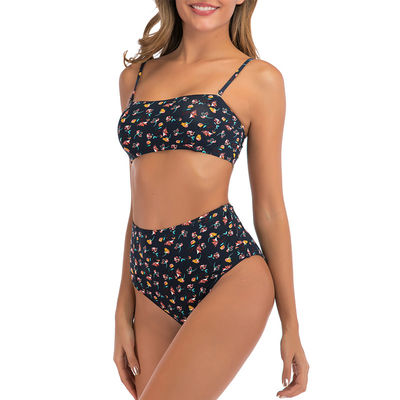 Van het de Polyesterzwempak van de Eco de Vriendschappelijke Driehoek Bikini In te ademen Duurzame Rugloze Swimmwear
