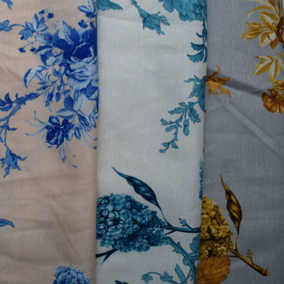 Het Rayonstof van de kledings omfloerst de Bloemen In te ademen Viscose Druk