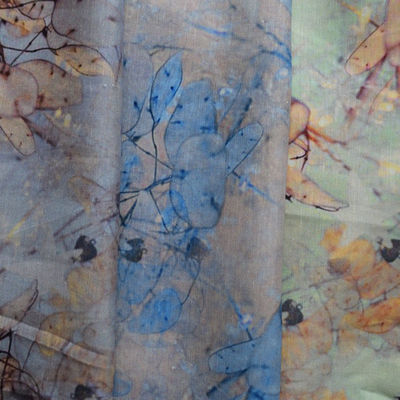 Van de de Bandkleurstof van de keperstofviscose de Stof die van het Rayonchallis Bloemen Gedrukt Digitaal betekenen