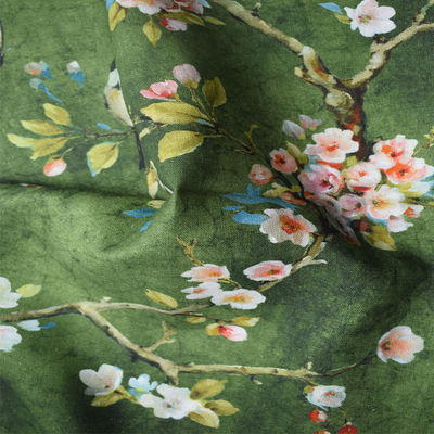 Moderne Polyester van de Katoenen Katoenen Stoffenramee Zijde Gedrukte Stof