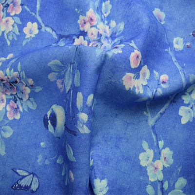 Moderne Polyester van de Katoenen Katoenen Stoffenramee Zijde Gedrukte Stof