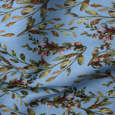 Van de Katoenen van de weefsel de Zachte Polyester van de het Blokdruk Stoffen Zuivere Ramee Bloemenkleding