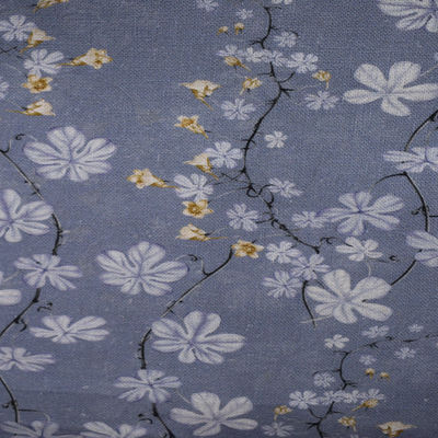 Digitaal de drukkatoen van de zomerbourgondië voor Dame Dress Linen Print