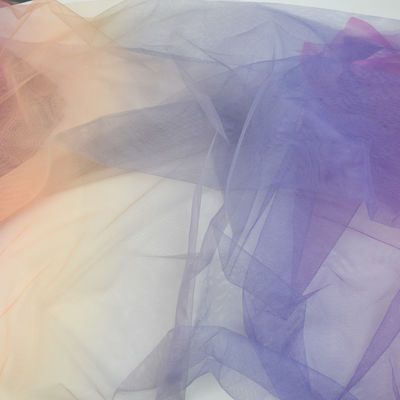 100% nylon Tulle rolt Zachte de Stoffenparel Mesh Fabric van Tulle