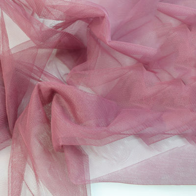 160cm Zachte Tulle de Kledingsstof 90% Nylon 10% van het Kanthuwelijk Metaal