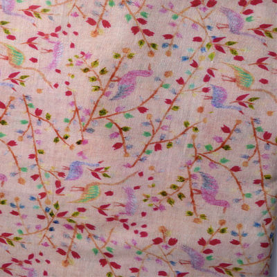 Van de de Rekchiffon van bloem de Digitale Katoen Gedrukte Spandex Stof 54*58