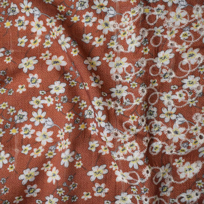 Jacquard Geborduurde Polyester Katoenen Stoffen voor de Textielstof van de Kledingstukkleding