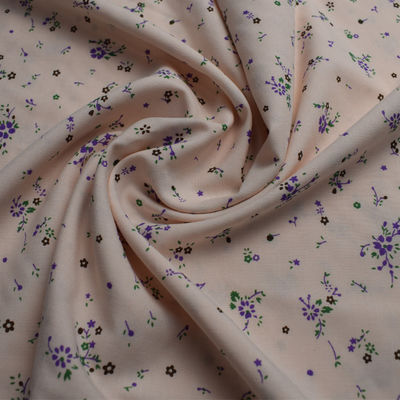 105 gsm 100% Polyester Katoenen Stoffen drukten Zacht Gevoel
