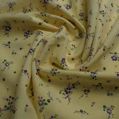 105 gsm 100% Polyester Katoenen Stoffen drukten Zacht Gevoel