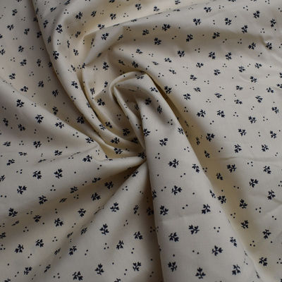 Katoenen van druklycra 115gsm Duidelijke Witte Stoffenvlam - vertrager