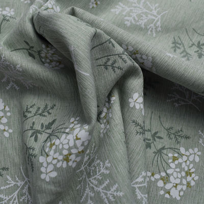 100 Polyester Katoenen Stoffen Digitale Druk Geweven Bloemenkleding Gedrukte Vlakte