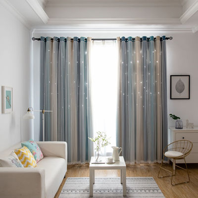 Van het Katoenen van het luxelinnen Textiel de Stoffen Zachte In te ademen Polyestergordijn