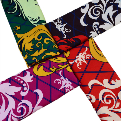 Digitale de Drukstof van de koningsblauwen100% Polyester voor Rok