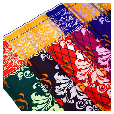 Digitale de Drukstof van de koningsblauwen100% Polyester voor Rok