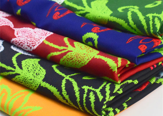 Grote Bloempolyester Gedrukte Stof voor Decoratietoebehoren