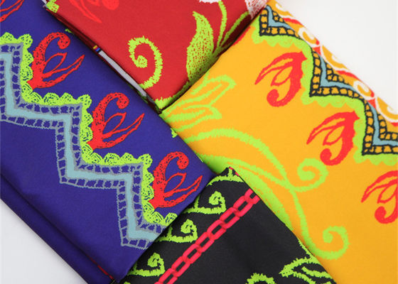 Grote Bloempolyester Gedrukte Stof voor Decoratietoebehoren