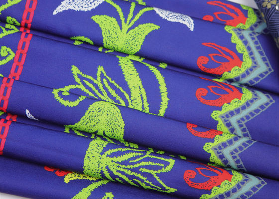 Grote Bloempolyester Gedrukte Stof voor Decoratietoebehoren