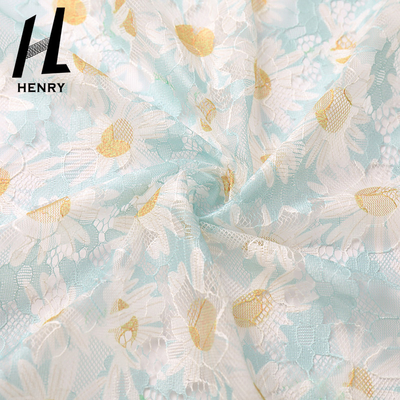 De aangepaste Zachte van de de Stoffenbloem van Tulle Digitale Druk Mesh Fabric