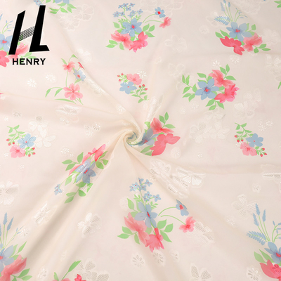 De Kleding van zacht van het de Drukpatroon 100% van Tulle de Polyestermesh fabric for women ' S