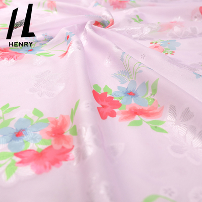 Van de de Stoffen100% Polyester van douane de Zachte Tulle Chiffon van de het Textielproductdruk voor Kledingstuk