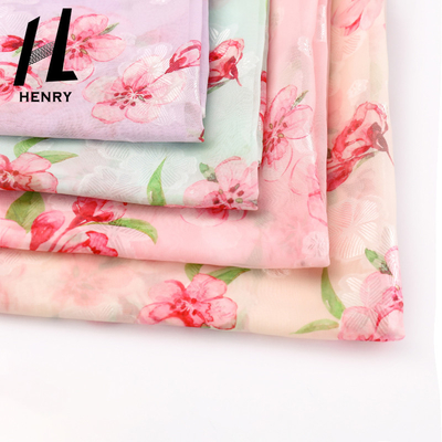 De bloemen Gedrukte Stof van de Polyesterchiffon voor de Textiel van het Manierkledingstuk