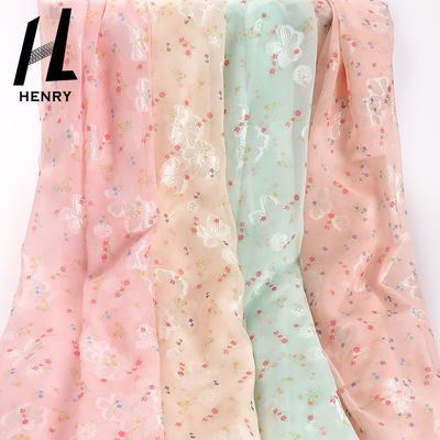 100% de Kleren van polyestermesh lace fabric polychrome for