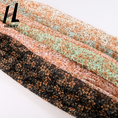 De hete van de het Huwelijkskleding van Tulle van de Verkoop Nieuwe Ontwerp Gedrukte Bloem van de de Stoffenluxe Naaiende Stoffen voor Kleding