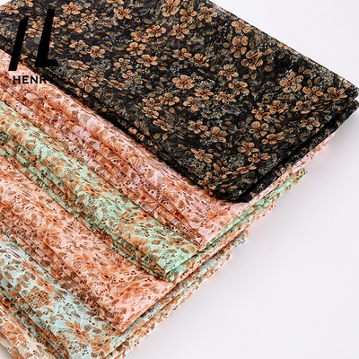De hete van de het Huwelijkskleding van Tulle van de Verkoop Nieuwe Ontwerp Gedrukte Bloem van de de Stoffenluxe Naaiende Stoffen voor Kleding
