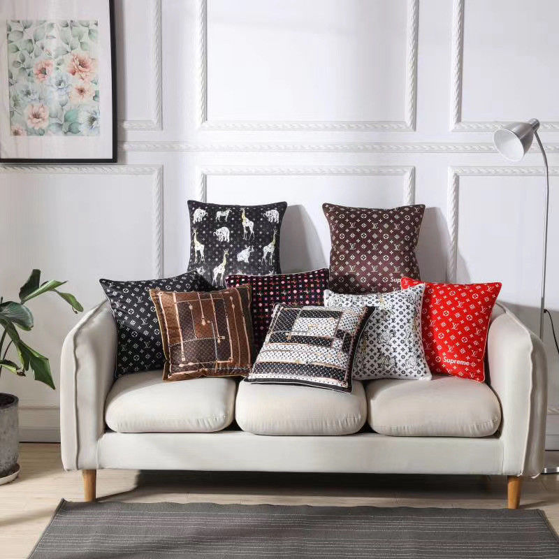 100% het zuivere Franse Decoratieve Linnenhotel werpt Hoofdkussens Sofa Cushion Cover