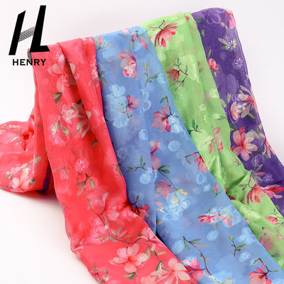 De in te ademen Zachte van de de Stoffen Zuivere Polyester van Tulle van de de Kledingsdruk Stof van de het Proceschiffon